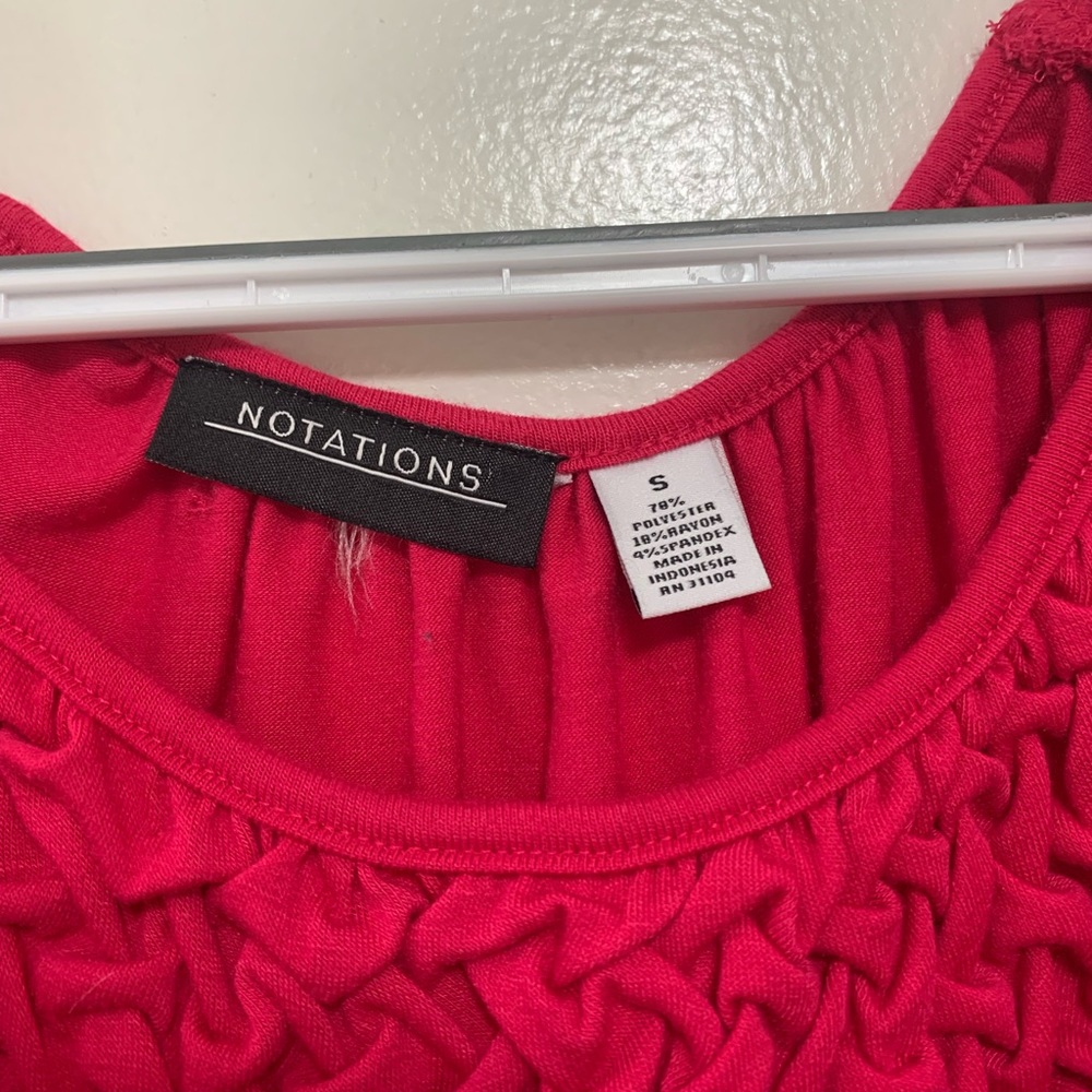 🌸 Woman’s Pink Ruffle Top - Picture 4 of 4